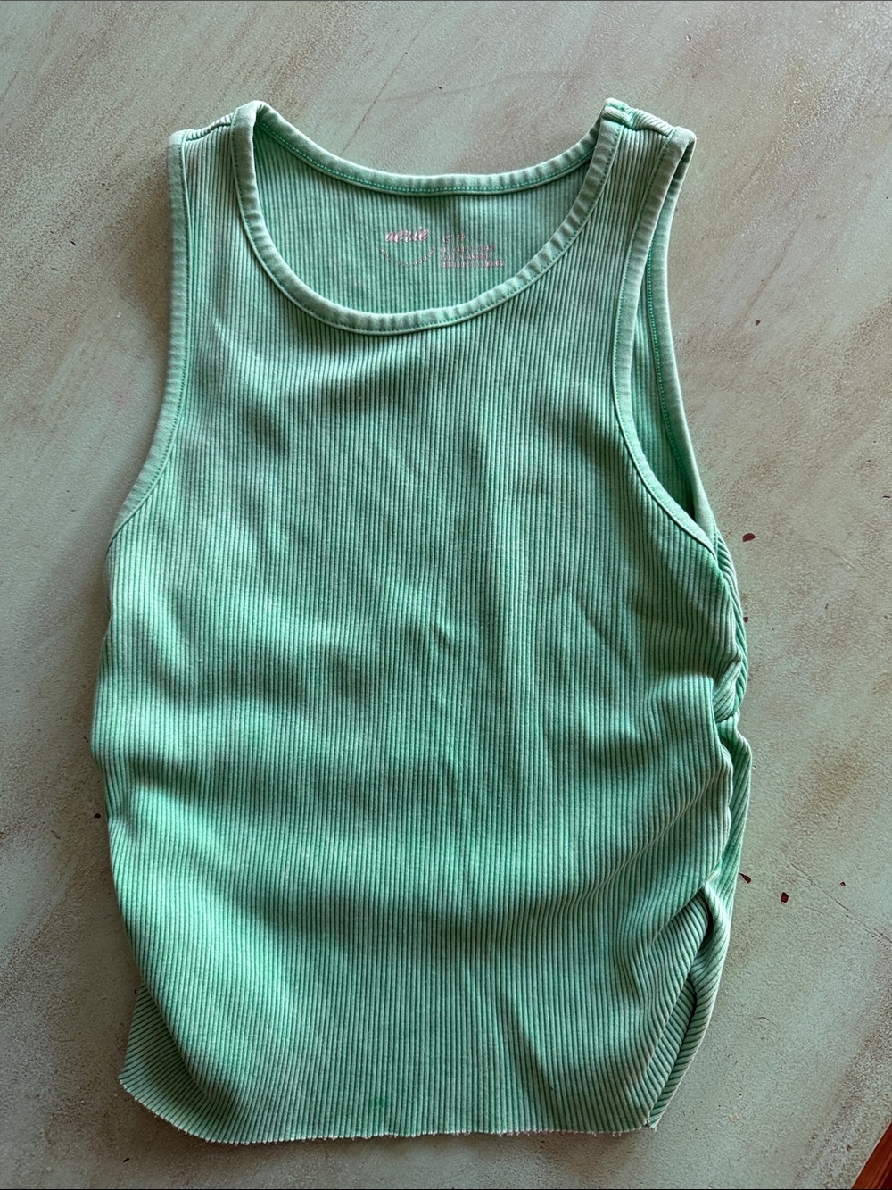 aerie Mint Green Ribbed Tank Top